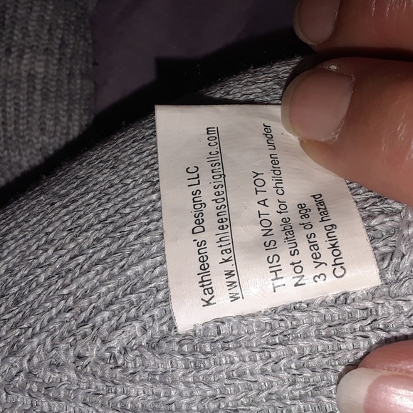 Kathleens' traditional gray sock monkey - Picture 7 of 11